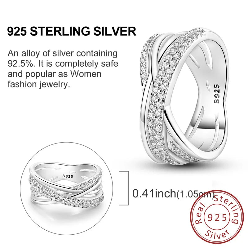 Luxora Sterling Silver Bow Ring