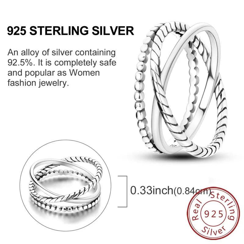 Luxora Sterling Silver Bow Ring