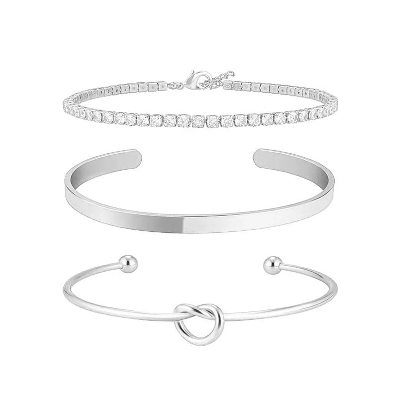 Luxora Gold-Plated Bracelet Set