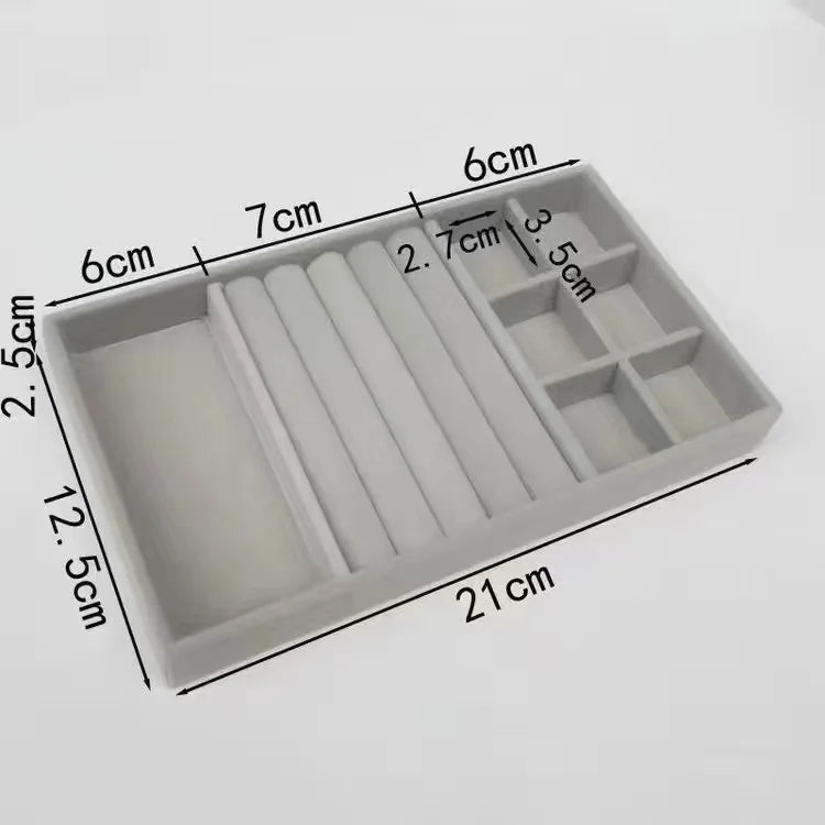 Luxora Velvet Jewelry Organizer Tray