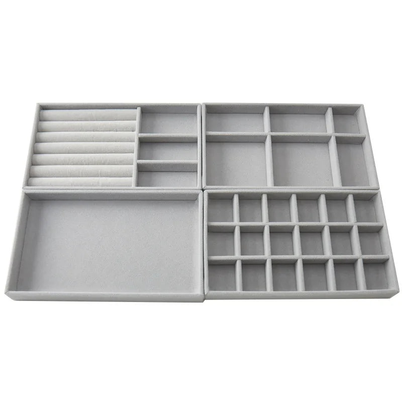 Luxora Velvet Jewelry Organizer Tray